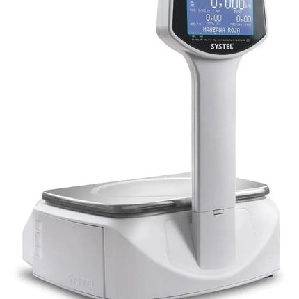 Báscula Cuora Max 30kg Con Torre Usb + Wifi Systel Color Plateado Peso máximo soportado 30 kg