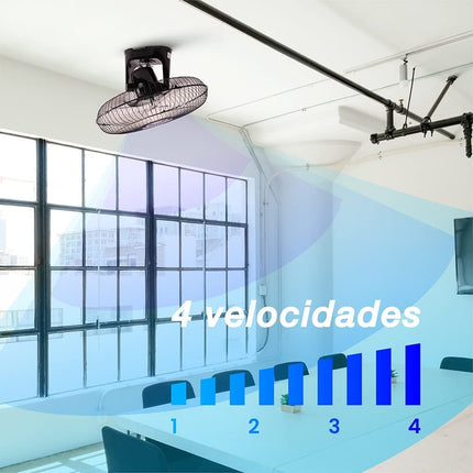 Ventilador De Techo Mytek 3126 De 18 Pulgadas