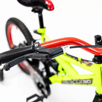 Bicicleta Mercurio Ztx Doble Suspensión Rodada 16 Verde