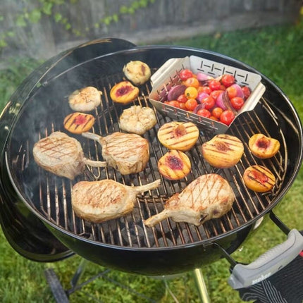 Asador de Carbon Weber 14401001 Original Kettle Premium 22 pulgadas Negro