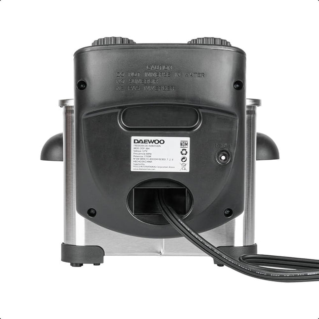 Freidora de inmersión Daewoo DDF-364 cap 3 Lts con control de temperatura potencia de 1700W