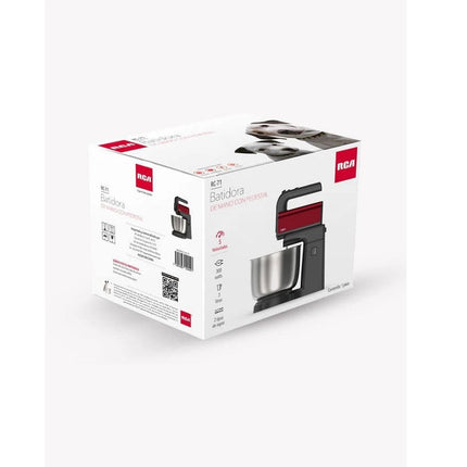 Batidora de Mano con Pedestal RCA RC-71 Tazón Acero Inox 3L