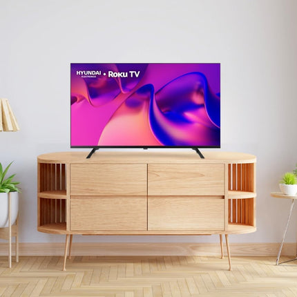 Paquete Bocina Fussion PBS-2X8005BL de 40,000W + Pantalla Smart TV Hyundai HYLED4325RIM 43" Full HD HDMI USB