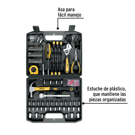 Juego de herramientas 104 piezas PRETUL Truper SET-104