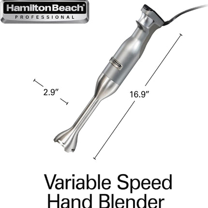 Batidora Hamilton Beach 59750 de mano eléctrica de inmersión con velocidad variable 300v