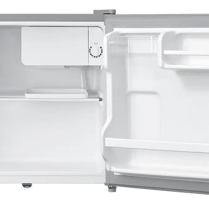 Frigobar Midea MDRD86FGM50 Always Cool Una Puerta 2ft³ Plateado Mini Electrico Chiquito Llave De Seguridad
