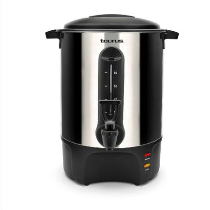 Cafetera Taurus Percoladora Coffeestation, 40 Tazas, Acero inoxidable