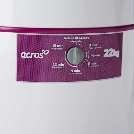 Lavadora Acros ALF-2253EB 22 Kg Acero Porcelanizado Blanco