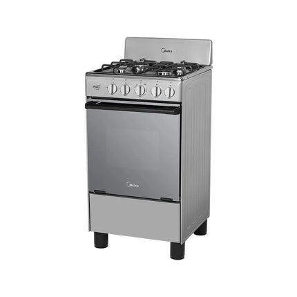 Estufa de piso Midea MGS20FS1BAABG con copete 20" InoxChef Silver