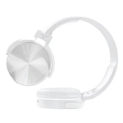 Audífonos Mitzu MH-8097WH Diadema Bluetooth con manos libres blancos