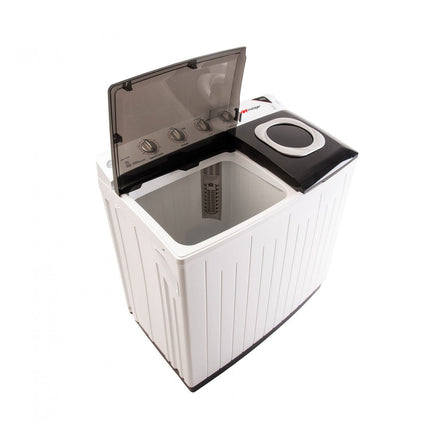 Oferta Lavadora Semi Automática Mirage LMS013M-L 13 Kg 2 Tinas + Ventilador Fussion/YIWU VENT-0015 portatil Katty 6" 2 Vel Ajustables