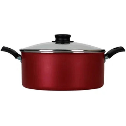 Batería de Cocina Tramontina 27899112 Turim Rojo 6 piezas