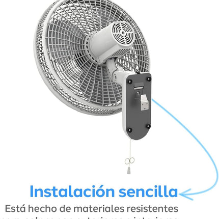 Ventilador de Pared Navia M018P de 18" de 3 velocidades