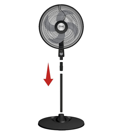 Ventilador T-Fal VE2910X0 Turbo Power 3 Vel 70W 4 aspas Silencioso