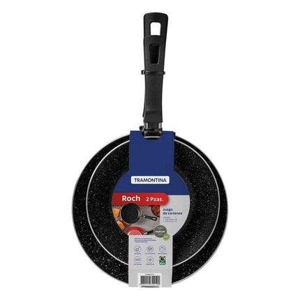 Combo Doble Licuadora LAR LARLB-0003 1.5L 300w de vidrio + Juego de Sartenes Tramontina Roch 27899375 2 Piezas