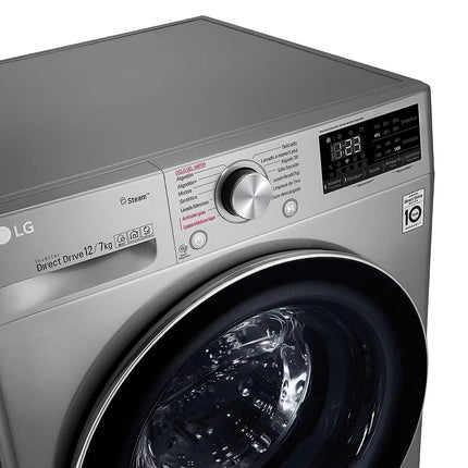 Lavasecadora LG Digital WD12WVC4S6SYP 12kg / 7kg Acero Inoxidable