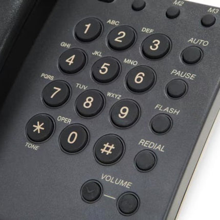 Teléfono Alámbrico Panasonic KX-TS550MEB Negro