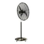 Ventilador Pedestal VDHUPELN30 Industrial HURACÁN Elite 30” Negro