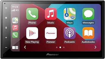 Autoestéreo Pioneer CD DMH-A4450BT de 6.8 Bluetooth