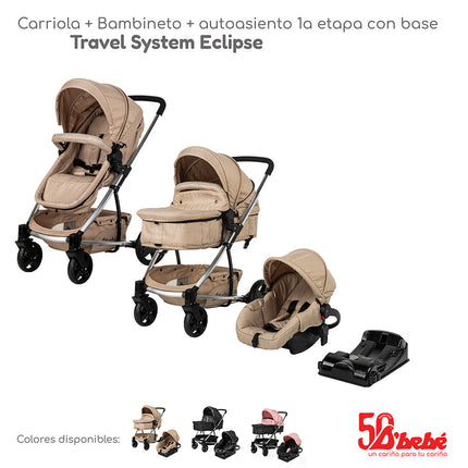 Carriola Travel System Eclipse Beige