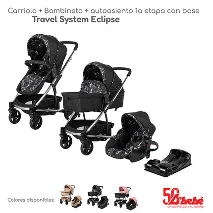 Carriola Travel System Eclipse Negro