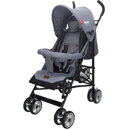 Carriola D Bebe de Bastón Para Bebé Aerostar Reclinable Gris