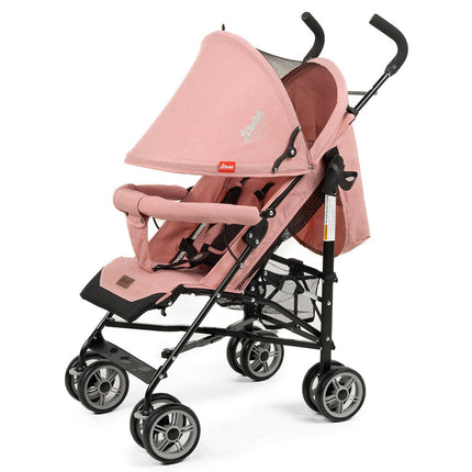 Carriola D Bebe de Bastón Para Bebé Aerostar Reclinable Rosa