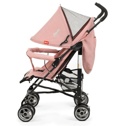 Carriola D Bebe de Bastón Para Bebé Aerostar Reclinable Rosa