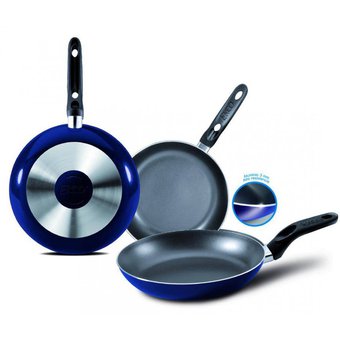 SARTENES 3 PZAS 20/24/30 COLOR AZUL EKCO 84998