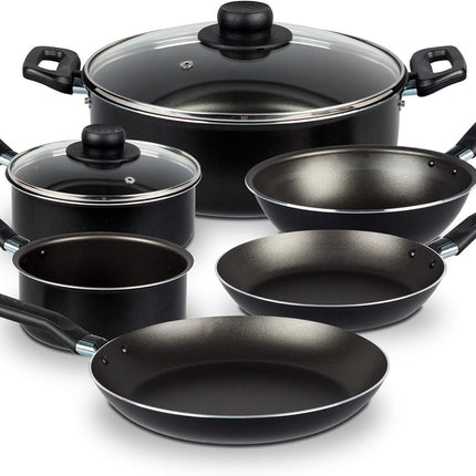 Batería de Cocina Vasconia EKCO BAT19PZ Classic 19 piezas negra