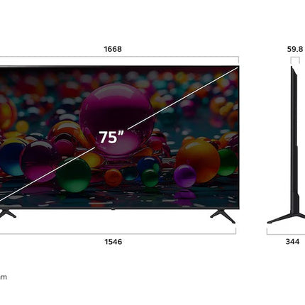 Pantalla LG 75UA7505PSA 75'' LG UHD AI 4K SMART TV 2025