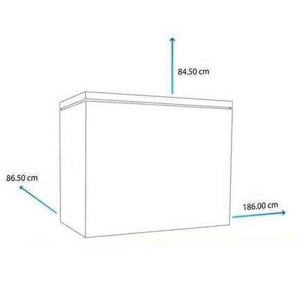 Congelador Mabe CHM25PGL0 Horizontal 25 pies cúbicos (719 L) Blanco