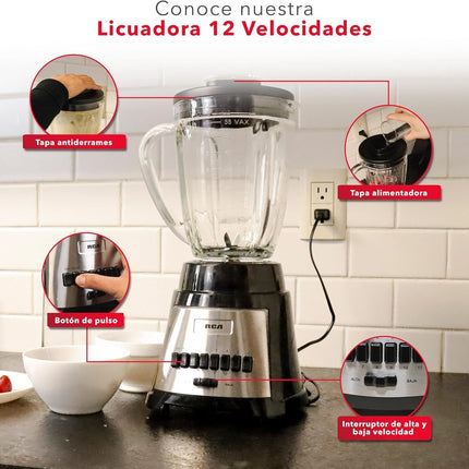 Licuadora RCA RC-L1 con 12 Velocidades