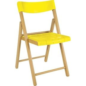 Juego de Sillas Plegables y Mesa Tramontina Potenza Amarillo 10630096