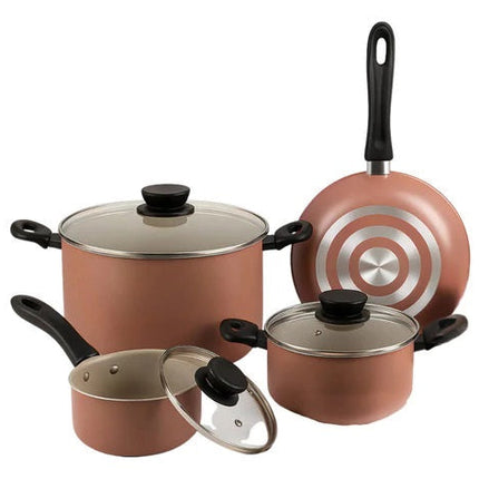 Bateria De Cocina Tramontina Linz 28299308 7 Pz Antiadherente Nude