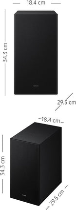 Barra de Sonido 3.1 Ch SAMSUNG HW-B650F, Dolby Audio/DTS Virtual:X, Q-Symphony