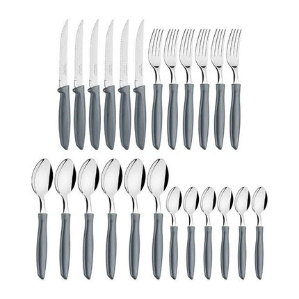 Juego de Cubiertos Tramontina 23498630 Plenus 25 Piezas Gris