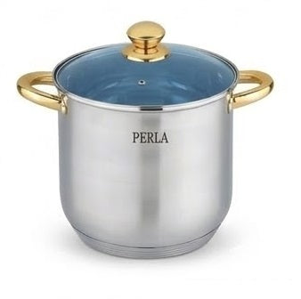 Bateria de Cocina Perla S012GABRIELA 12 Piezas Acero Inox