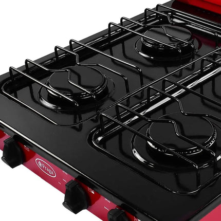 Parrilla Fraga P705 4Q Negro Rojo