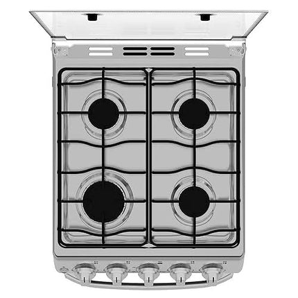 Estufa de Piso Mabe EM5045CAIS1  50 cm (20 pulgadas) Plata Mercury