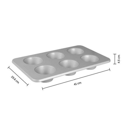 Molde Para Muffins KitchenAid 28107 6 Piezas Con Antiadherente Hechos de Acero