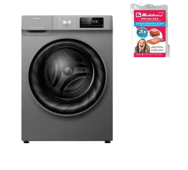 Lavasecadora Hisense WDQY1514 Carga Frontal 15 kg Lavado/10 kg Secado Inverter + Bolsa de Vacio de Regalo