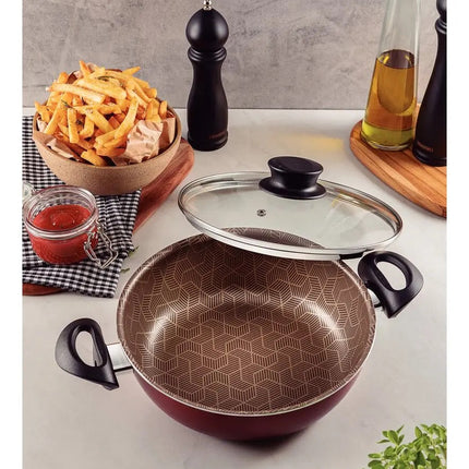 Arrocera Con Tapa Tramontina 28517724  24 Cm Paris
