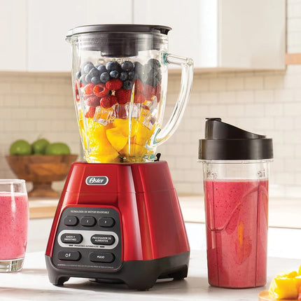 Licuadora Oster® BLSTPYG1310RBG Reversible y vaso Blend-N-Go