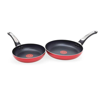 Batería de Cocina T-fal B214SC84 Platinum Red 12 Piezas de Aluminio