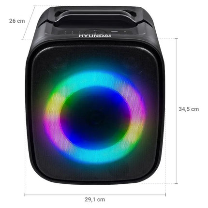 Bocina Hyundai HYSPBT10 Bluetooth 120w Luces Led