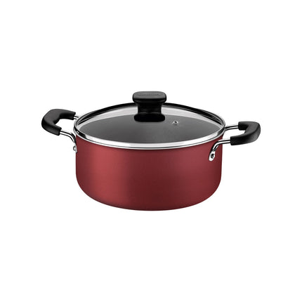 Batería de Cocina Tramontina 27899433 Sicília en Aluminio Rojo 6 Piezas