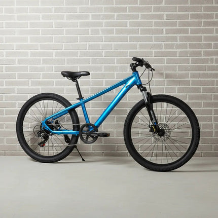 Bicicleta Alubike 24 Sierra 8 Velocidades De Aluminio - Unico Azul M