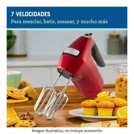 Combo Oster 2211084 4 Elementos, Licuadora, Cafetera, Batidora y Plancha Rojo