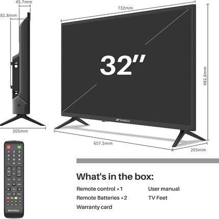 Pantalla SANSUI 32" HD TV SMX32T1H